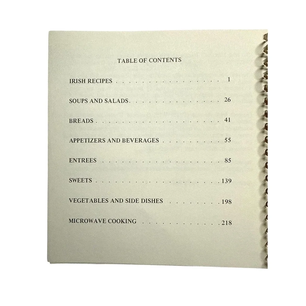 The Wee Cookbook II Irish Childrens Fund 1983 1988 Vintage Fund Raising Book